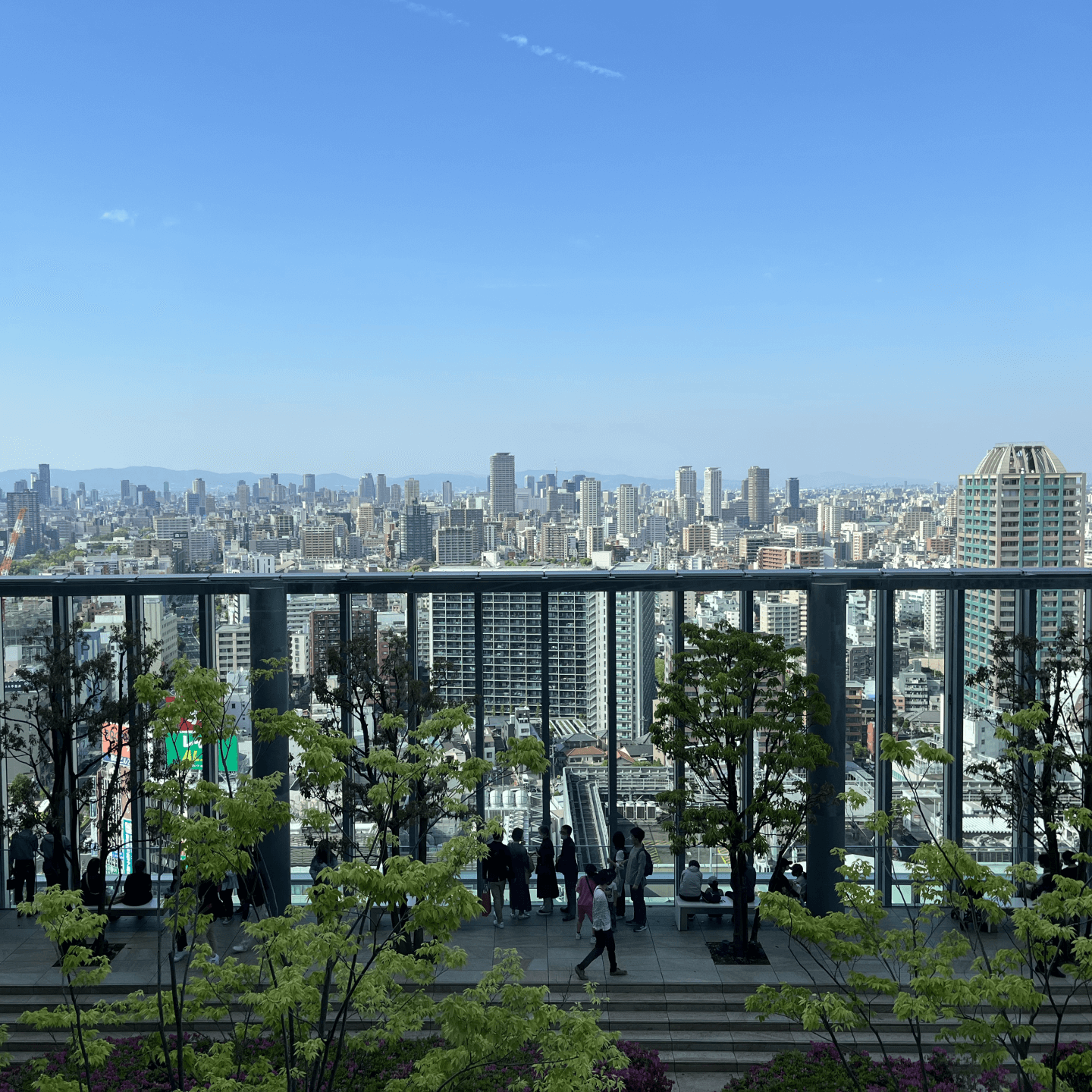 Osaka's skyline